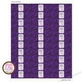 Printable Hershey Nuggets Stickers - Roller Skate (Purple) - Max & Otis Designs