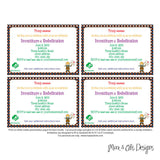 Girl Scout Brownie Editable Invitation (editable PDF) - Max & Otis Designs
