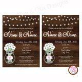 Rustic Party - Custom Invitation Printable - Max & Otis Designs