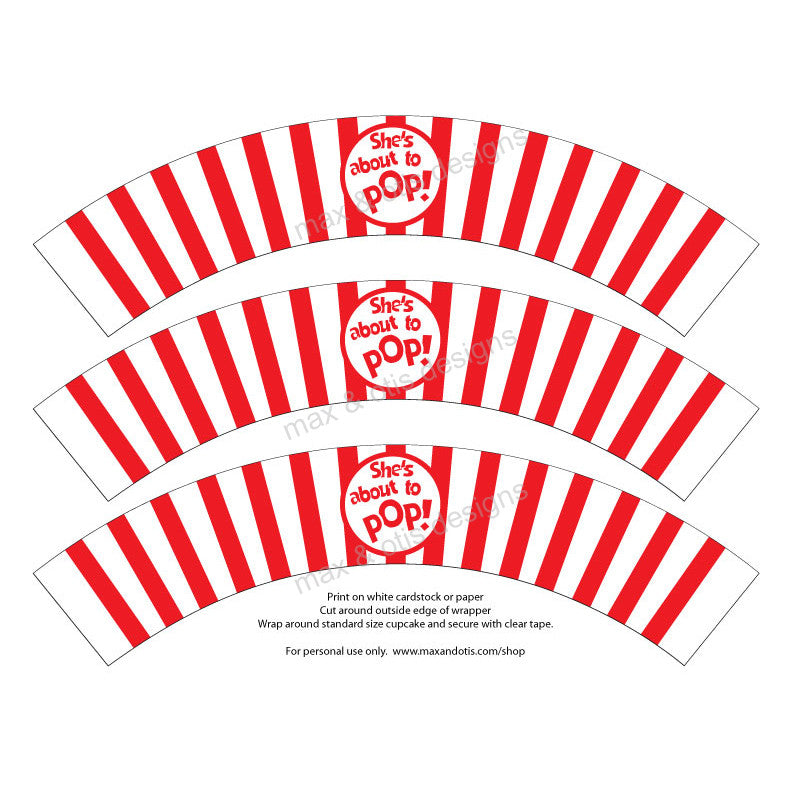 popcorn template printable