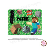 Standard Lunch Box Personalized Magnets - Minecraft - Max & Otis Designs