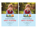 Train Birthday Party - Custom Invitation Printable - Max & Otis Designs