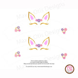 Printable Cupcake Wrappers - Unicorn - Max & Otis Designs