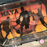 Yumbox Personalized Laminated Inserts - Basketball - Max & Otis Designs