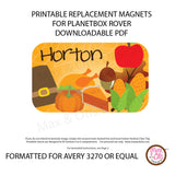 Yumbox Personalized Laminated Inserts - Thanksgiving - Max & Otis Designs