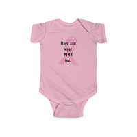Boys Can Wear Pink Too - Infant Bodysuit - Max & Otis Designs