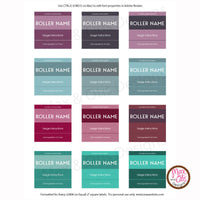 Printable 2" Stickers & Labels - 10 mL Essential Oil Roller Labels (Editable PDF) - Max & Otis Designs