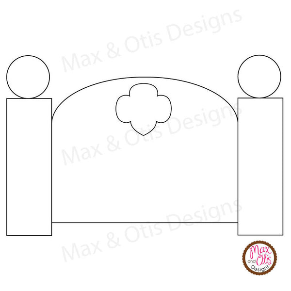 Girl Scout Printable Headboard for Sleepovers - Max & Otis Designs
