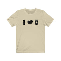 I heart Coffee - Unisex Jersey Short Sleeve Tee