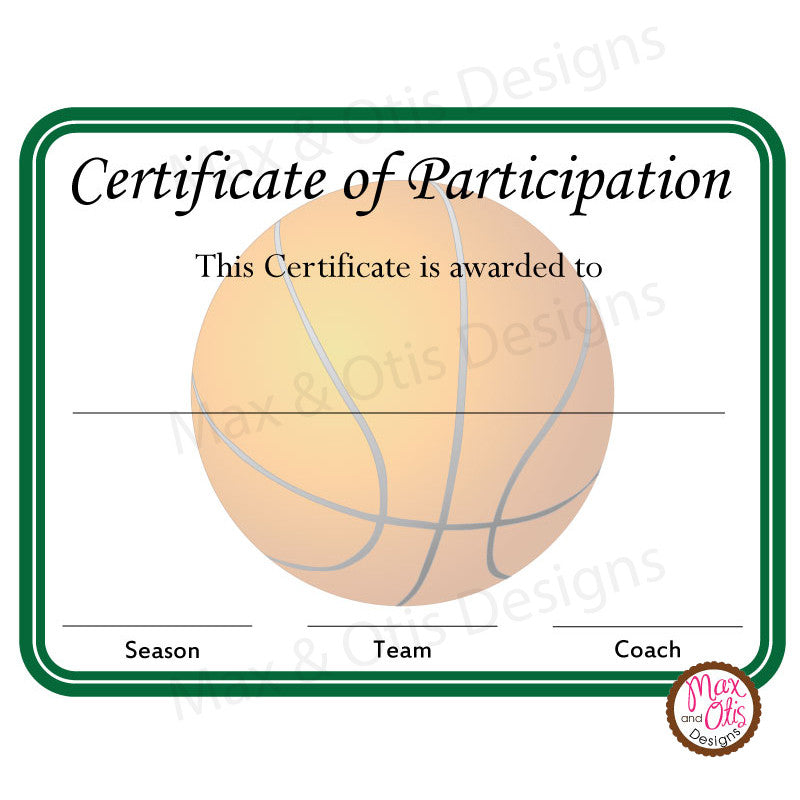 basketball-certificate-of-participation-editable-pdf-max-otis-designs for Free Printable Basketball Awards Certificates Basketball Certificate of Participation (Editable PDF) – Max & Otis Designs for Free Printable Basketball Awards Certificates