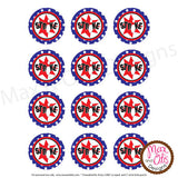 Printable 2" Tags & Labels - Bowling Party - Max & Otis Designs