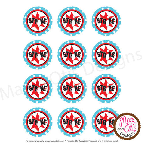 Printable 2" Tags &amp; Labels - Bowling Party – Max &amp; Otis Designs