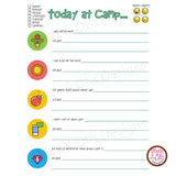 Girl Scout Printable Camp Reflection Sheets - Max & Otis Designs