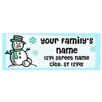 Cute Christmas Address Labels 30 Per Sheet