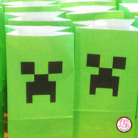 Minecraft Creeper Balloon Stickers - Max & Otis Designs