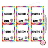 Girl Scout Name Tags - Daisy Garden Journey (editable PDF)