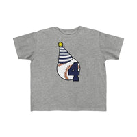 Baseball 4th Birthday - Toddler Tee - Max & Otis Designs