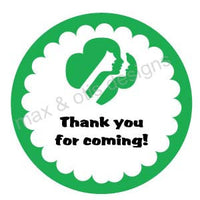 Girl Scout Printable Round Tags - Green (editable PDF) - Max & Otis Designs
