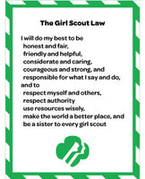 Girl Scout Printable Law Badge - Max & Otis Designs