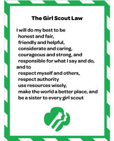 girl scout promise printables