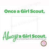 Girl Scout Printable Photo Mat - Max & Otis Designs