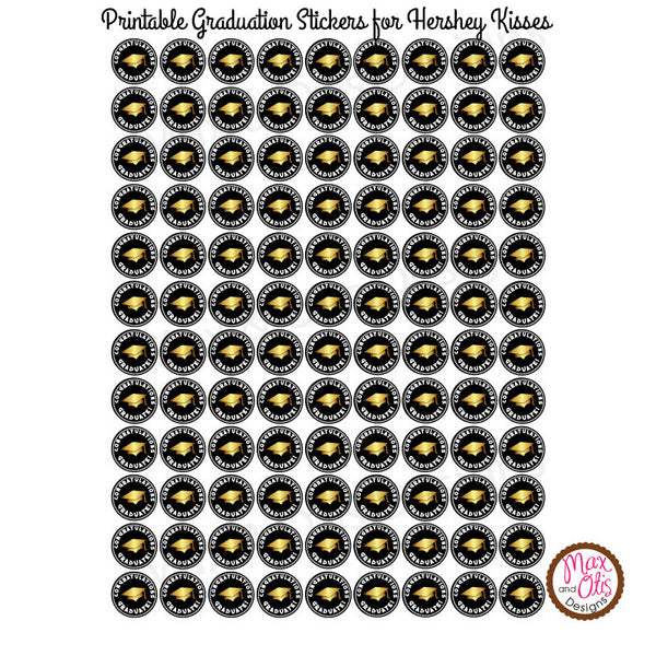 Printable Hershey Kiss Stickers - Graduation – Max & Otis Designs printable-hershey-kiss-stickers-graduation-max-otis-designs