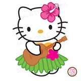 Hello Kitty Hula/Luau Printable Sign Banner - Max & Otis Designs