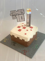 Minecraft Cake Template - Max & Otis Designs