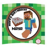 Printable Cupcake Wrappers - Minecraft (editable PDF) - Max & Otis Designs