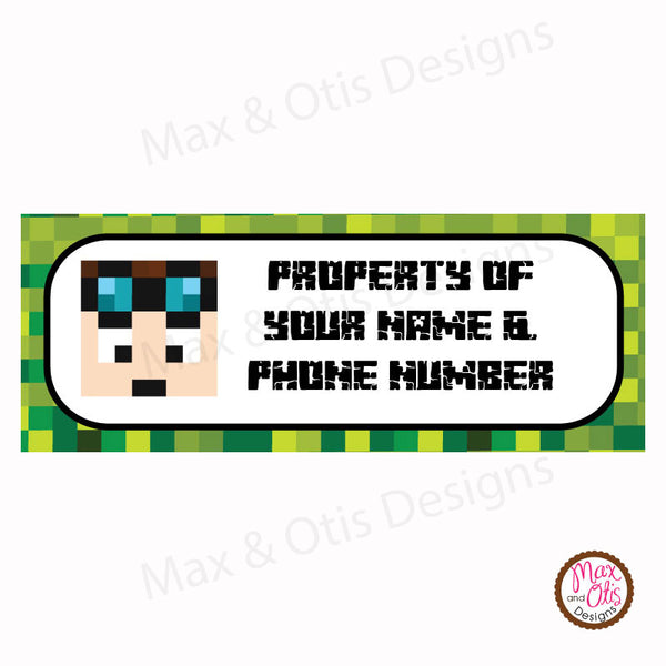 Minecraft Creeper Printable Box Head – Max & Otis Designs