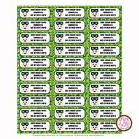 Printable Return or Mailing Address Labels - Minecraft Dan TDM – Max ...