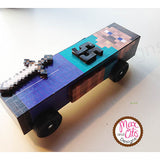 Minecraft Pinewood Derby Printable Car Skin - Max & Otis Designs