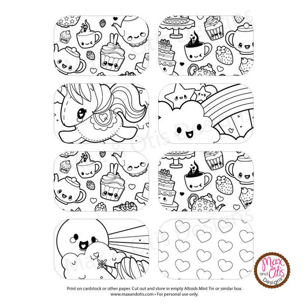 Printable Mini Coloring Cards – Max & Otis Designs printable-mini-coloring-cards-max-otis-designs