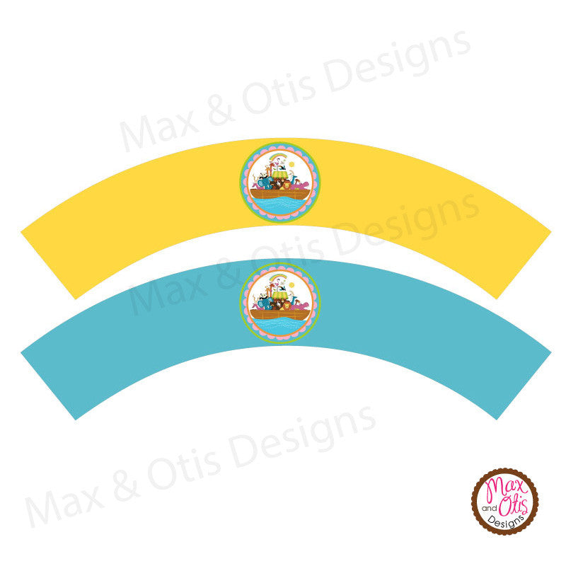 Printable Cupcake Wrappers - Custom Designs – Max &amp; Otis Designs
