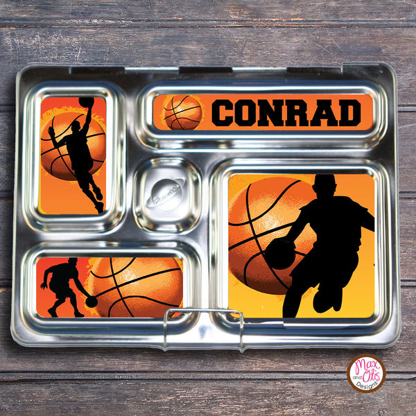 PlanetBox Rover Personalized Magnets - Basketball - Max & Otis Designs