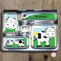 PlanetBox Rover Personalized Magnets - Cows - Max & Otis Designs