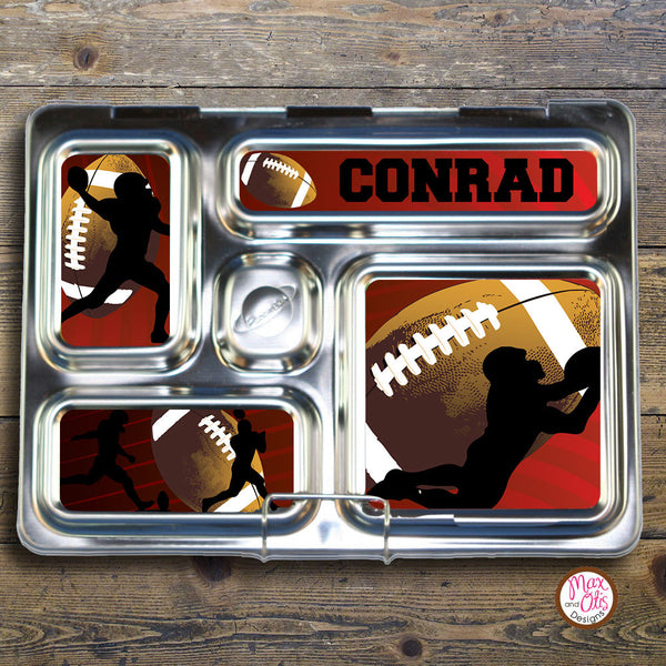 PlanetBox Rover Personalized Magnets - Football - Max & Otis Designs