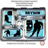 PlanetBox Rover Personalized Magnets -Hockey - Max & Otis Designs