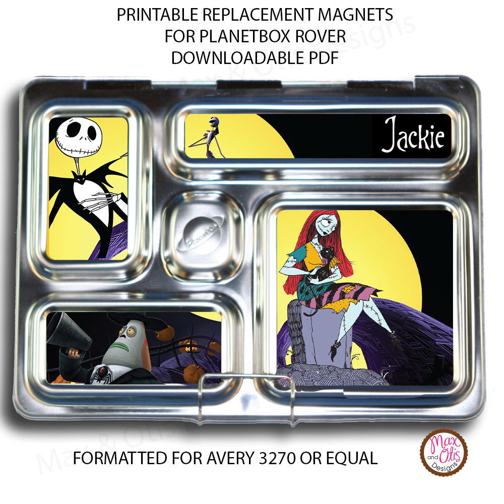 Plants Box Rover PlanetBox Rover Personalized Magnets - Nightmare Before Christmas (Edi ...