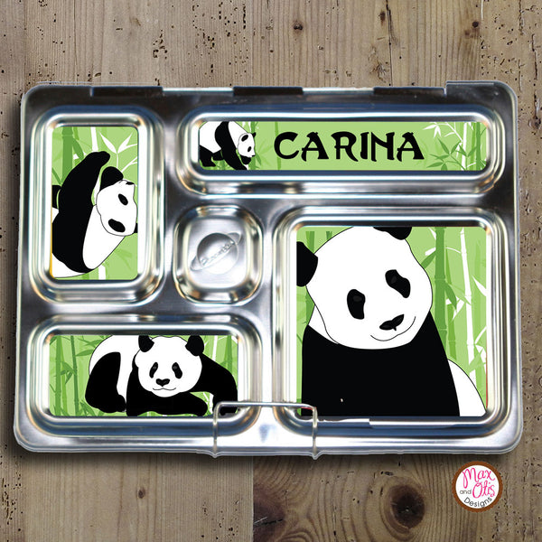 PlanetBox Rover Personalized Magnets - Panda - Max & Otis Designs