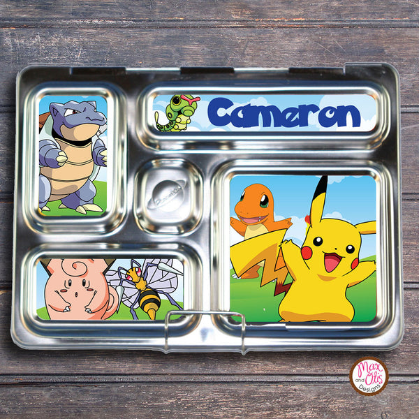 PlanetBox Rover Personalized Magnets - Pokemon - Max & Otis Designs
