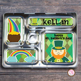PlanetBox Rover Personalized Magnets - St. Patrick's Day - Max & Otis Designs