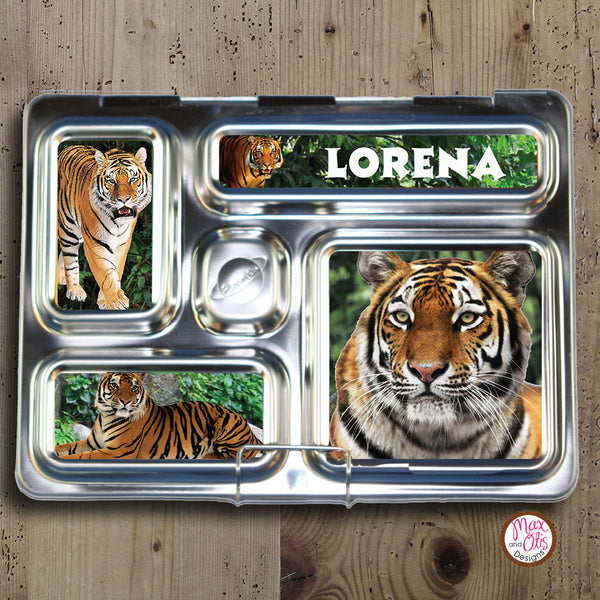 PlanetBox Rover Personalized Magnets - Tigers - Max & Otis Designs
