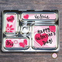 PlanetBox Rover Personalized Magnets - Valentine's Day (Pink) - Max & Otis Designs