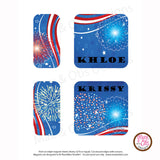 PlanetBox Shuttle Personalized Magnets - 4th of July - Max & Otis Designs