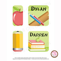 PlanetBox Shuttle Personalized Magnets - School - Max & Otis Designs