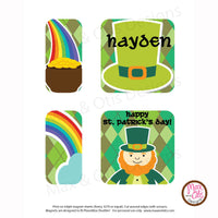 PlanetBox Shuttle Personalized Magnets - St. Patrick's Day - Max & Otis Designs