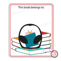 Printable Kid's Bookplate Stickers (Editable PDF)
