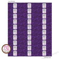 Printable Hershey Nuggets Stickers - Roller Skate (Purple) - Max & Otis Designs