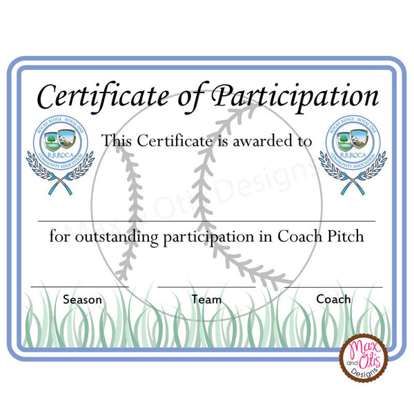 Softball Certificate of Participation (Editable PDF) – Max & Otis Designs softball-certificate-of-participation-editable-pdf-max-otis-designs